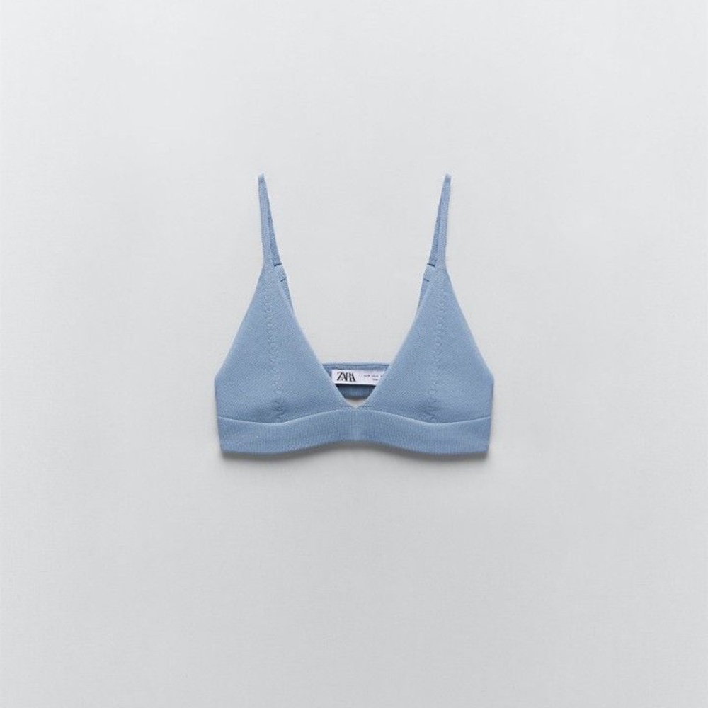 Zara knit bralette